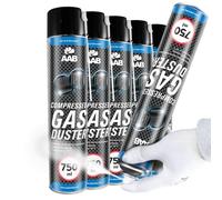 AAB Cooling Compressed Gas Duster 750ml - Conjunto de 5 - Spray de Hielo para Congelación de Tuberías, Spray para Congelar, Hielo Spray, Spray de Congelación, Spray de Enfriamiento