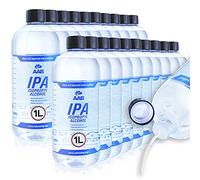AAB IPA 1L - Conjunto de 20 - Un Isopropanol Eficaz Para la Limpieza, Universal Alchol Isopropilico, Propanol, Alcohol Desinfectante, Alcohol Isopropilico 99, Para Limpieza Electrónica