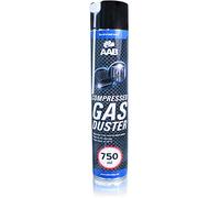 AAB Spray de Aire Comprimido 750ml para Limpiar Teclados, Ordenadores, Copiadoras, Cámaras, Equipos Eléctricos | Efectividad Limpieza sin CFC's | Ideal para la Eliminación de Polvo | Limpiar PC