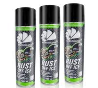 AABCOOLING 3x Rust Off Ice 500ml - Convertidor de Óxido Spray Antioxidante con Choque Térmico, Protección de corrosión, Elimina Corrosión, Detiene el Óxido y Protege el Metal, Anticorrosión, Removedor