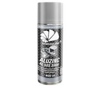AABCOOLING Aluzinc AL 50S Plata 1x 400ml Spray Zinc Aluminio Protector Anticorrosivo Coche Moto, Imprimación Metales, Secado Rápido, Prevención de Óxido, Protección Exterior, Galvanizado en Frío K1