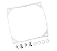AABCOOLING Anti Vibration Fan 80 - Junta Antivibración para Ventilador 80 mm, Cubierta de Silicona, Reduce el Ruido del Chasis del PC, Incluye 4 Tornillos y Bases