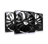 AABCOOLING Black Silent Fan 14 - Un Silencioso y Muy Efectivo Ventilador PC, Fan 140mm, Ventilador 12V Coche, Ventilador de Portatil, Ventiladores, 104 m3/h, 1000 RPM - 3 Piezas 18,6 dB (A)