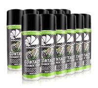 AABCOOLING Contact Cleaner TECH (Pack de 12x400 ml) - Spray limpiador eléctrico profesional, elimina aceite, polvo y suciedad, secado rápido, ideal para mantenimiento automotriz K1