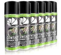 AABCOOLING Contact Cleaner TECH (Pack de 6x400 ml) - Spray limpiador y desengrasante eléctrico, elimina grasa y polvo, secado rápido, ideal para automóviles y equipos eléctricos K1