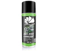 AABCOOLING Dry PTFE Lubricant 400 ml spray PTFE lubricante seco para ciclismo motociclismo herramientas mecanismos delicados ultra deslizante anti fricción alta resistencia ideal mantenimiento diario