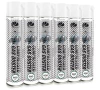 AABCOOLING Home&Office 6x 600ml Aire Comprimido - Limpieza de Ordenadores, Torre de PC, Consola, Portátil, Teclado, Material de Oficina, Soplador de Aire, Aerosol, K1
