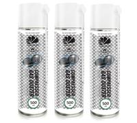 AABCOOLING Home&Office Compressed Gas Duster PC Spray Limpiador 3x 500ml Eliminación de Polvo, Aire Comprimido, Botella, Soplador, Ordenadores, Impresoras y Otros Equipos Eléctricos, Duster K1