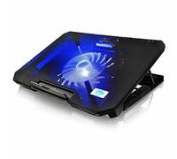 AABCOOLING NC74 - Bases de Refrigeración | Estable Construcción con 1 Ventiladore, con Regulación del Ángulo de Inclinación, y LED Azul | Base PS4 | Fan Cooler | Refrigerador Portatil