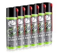 AABCOOLING Pure Brake Cleaner 6x 500 ml Spray para Frenos de Disco de Bicicleta, Desengrasante, Limpia rotor pastillas pinza, Actúa rápido, Deja superficie seca, con rutinas de Taller y uso Doméstico