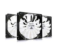 AABCOOLING Silent Jet Fan 12 PWM - Ventilador Silencioso 120mm, Fan PC, Base Ventilador, Ventilador 12cm, 170 m3/h, 400-1600 RPM - 3 Piezas 8,9-20,9 dB(A)