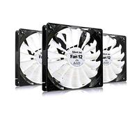 AABCOOLING Silent Jet Fan 12 - Un Silencioso y Muy Efectivo Ventilador 120mm, Fan PC, Cooler 12V, Ventilador de Portatil, Ventilador 12V 120mm, 104 m3/h, 1100 RPM - 3 Piezas 12,9 dB(A)