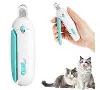 AABDTYYD Cortauñas Gato con Hoyo de Corte 3 Tamaños Ajustable Lima de Uñas Oculta | Seguro Anti-Esplasheo Corta Uñas para Gato para Gatitos Gatos Interiores Toilette Casa (Azul)