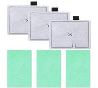 AABDTYYD Kit de Recambios de Filtro 3 Meses - Compatible con Interpet CF1 - Cartuchos y Piezas para Filtro Interno Acuario (6Unidades)