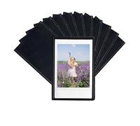 AABDTYYD Marco Magnetico 10 Unidades Negro, Iman Nevera Personalizado para Fotos Polaroid, Foto Iman Nevera con Protección, Imanes Personalizados para Frigorífico y Superficies Metálicas