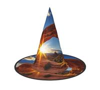 aabkjgfr Arches National Park - Sombrero de bruja para adultos, adecuado para fiestas, carnaval, bailes de máscaras, juego de rol