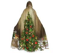 aabkjgfr Disfraz de bruja de Halloween con adornos rojos para árbol de Navidad, disfraz de mago de vampiro para adultos, utilizado para fiestas, bailes de máscaras, carnaval, fiesta de disfraces