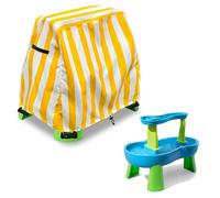Aacabo Funda para mesa de agua para niños para lluvia y estanque, impermeable, a prueba de polvo, anti-UV, para juguetes al aire libre, solo la cubierta