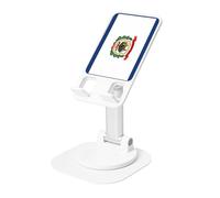 AACPPB West Virginia State Flag - Soporte portátil plegable para teléfono con agujero de carga, rotación de 360 grados, ángulo ajustable, base de base antideslizante