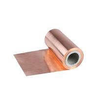 Aacursopv Placa de lámina de cobre 0,02 mm 0,03 mm 0,04 mm 0,05 mm 0,08 mm 0,1 mm 0,2 mm 0,3 mm 0,4 mm 0,5 mm 0,6 mm 0,8 mm 1 mm(2x100x200mm)