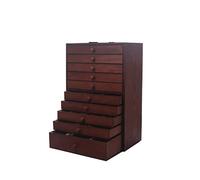 AADDFDD Joyero de Madera de 10 Capas con Cajón Organizador de Joyas Extra Grande para Regalo de Mujer Organizador de Joyas