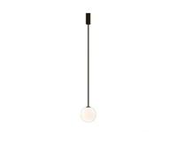 AADDFDD Lámparas Colgantes nórdicas de un Solo Cabezal de Vidrio, lámpara Colgante LED esférica Creativa, para Comedor, Dormitorio, mesita de Noche, Cocina, Isla, lámpara de araña