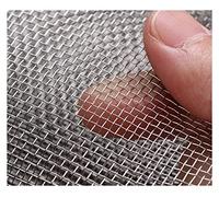 AADDFDD Malla de alambre fino de acero inoxidable 304, malla de alambre de acero inoxidable 304, malla de 14 mallas de metal resistente, cubierta de drenaje para bricolaje, rejillas de ventilación,