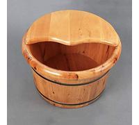 AADEE Cuenca de baño de madera para pies, aumenta el masaje Spa Sauna Soak Cuenca, un baño de pies ayuda a dolor muscular, reducir el estrés, y es bueno para la salud general