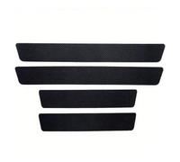 AAFEI Cinta Umbral Fibra Carbono Negro para Hyundai Kona 2017-2020 2021 2022 2023 2024 2025 OS,4 Piezas Protectores Umbral Puerta,Autoadhesiva Tira Umbral Coche,Fibra De Carbon Anti-Rasguños
