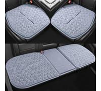 AAFEI Juego De 3 Cojines para Asiento para Kia Rio (DC JB UB YB 2000-2025 2026),Almohadilla De Gel Refrescante 3D,Tapete De Panal Transpirable,Funda De Verano Delantera Y Trasera,Blue