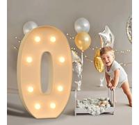 AAIRRA Decoración De Boda Marquesina, Letras Iluminadas del Alfabeto, con Letras Y Números Iluminados Letras De Marquesina Grandes Luces De Letras LED Letrero para Fiesta De Cumpleaños Boda,0,120CM