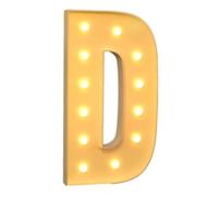 AAIRRA Decoración De Boda Marquesina, Letras Iluminadas del Alfabeto, con Letras Y Números Iluminados Letras De Marquesina Grandes Luces De Letras LED Letrero para Fiesta De Cumpleaños Boda,D,100CM