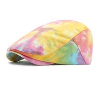 AAIXXIZAO Boinas Sombreros Boinas De Mujer Sombrero De Sol para Hombre Artista Impreso Pintor Sombrero De Boina Hombre Mujer Gorra Plana Gorra De Boina Ajustable 55-59Cmajustable Rosa