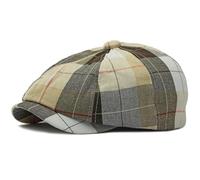 AAIXXIZAO Boinas Sombreros Gorra Boina Sombrero para El Sol Gorras Octogonales para Hombre Mujer Artista A Cuadros Pintor Sombrero Boina Gorra Plana Boina Masculina Femenina 55-60Cmcafé Ajustable
