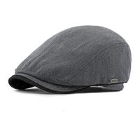 AAIXXIZAO Boinas Sombreros Gorro De Boina Gorra Transpirable para Hombre Mujer Artista Pintor Sombrero De Boina Hombre Mujer Gorra Plana Ajustable Boinas 55-59Cmajustable Gris Oscuro