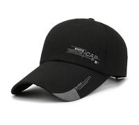 AAIXXIZAO Gorras De Hombre Sombreros Cap Gorra De Béisbol De ala Larga Visera Transpirable Ajustable Gorra De Malla Gorras De Béisbol para Hombres Mujeres Ajustable55-62Cm Negro