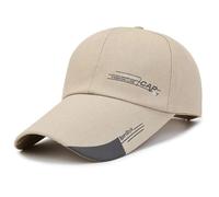 AAIXXIZAO Gorras De Hombre Sombreros Cap Gorra De Béisbol De ala Larga Visera Transpirable Ajustable Gorra De Malla Gorras De Béisbol para Hombres Mujeres Ajustable55-62Cm Beige
