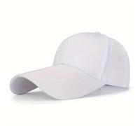 AAIXXIZAO Gorras De Hombre Sombreros Cap Gorras De Béisbol Extra Largas para Hombre Mujer Gorra Transpirable Ajustable Sombrero Clásico De Perfil Bajo Al Aire Libre Ajustable Blanco
