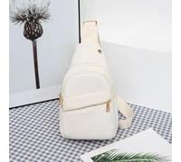 AAIXXIZAO Riñonera Bolso De Pecho para Mujer Bandolera Casual Multibolsillos Bandolera Bolsos De Hombro Bandolera Bolsas De Viaje Al Aire Libre Blanco