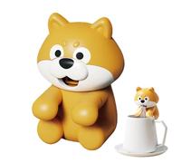 Aakluk ClipOn Mini Fan for Cup & Bowl | Cute Dog Shaped Personal Fan for Cooling Coffee, Babys Food & Drinks | For Hot Water Soup Food Cups Mugs Eating Office