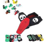 Aakluk Mini monopatín magnético para dedos con diseño de fruta, giro, flipe, and roll your stress away | divertido, alivio del estrés y portátil | para chicos de familia