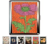 Aakluk Vintage Style Versatile Card & Cash Case | 2026 New Easy SnapClosure Tickets Box | Elegant and RebelliousCard Box for Credit Cards Cash Id Business Cards, E, Ver descripción, Ver descripción
