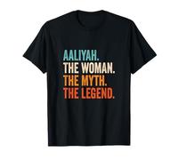 Aaliyah The Woman The Myth The Legend nombre Aaliyah Camiseta