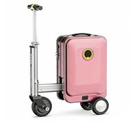 aallwwsso Maleta Eléctrica para Transporte, Maleta De Cabina Inteligente De 20 litros con Carga USB, Batería Extraíble De 93,6 WH para Viajes De Negocios Y Desplazamientos De Última Milla. Pink