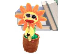 AALLYN Juguete Girasol Bailando, Girasol Cantando - Resplandeciente Repite lo Que Dices Flor de Peluche | Regalo Divertido Musical para Cantar y Bailar, 200 Canciones, Regalo Musical Divertido