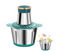 AALLYN Máquina para picar carne,Picadora de carne para el hogar - Máquina automática para picar carne eléctrica,Picadora multifuncional de procesador de alimentos de cocina para repollo, zanahoria,