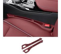 AALXF 2 Piezas Relleno para Huecos de Asientos de Coche para VW Polo GTI 1999-2022 2023 2024 2025 6N 6R 6C,Tapón de Espacio de Asiento de Coche,Organizador para Espacios de Asiento,C-Beige