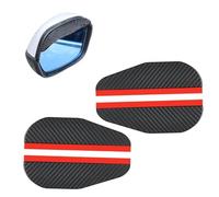AALXF Cejas para Espejo Retrovisor de Coche para Suzuki Jimny/Samurai (SJ JB 1981-2025 2026), Protector de Lluvia Visera Lateral Deflector de Agua Cubierta Exterior Accesorios Automotriz,Black
