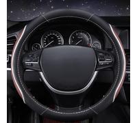 AALXF Funda para Volante para Suzuki Alto 1979-2021 HA,Funda para Volante de Coche,Transpirable Antideslizante Suave Adecuado Funda Volante Coche,Interior Accesorios,D-Brown+Black-O-Shaped