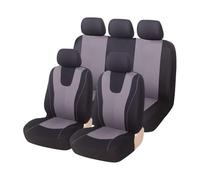 AALXF Fundas Asientos Coche Juego Completo para Fiat Panda (141 169 319 1980-2025 2026), Protectores Tela Transpirable, Compatible con Airbag Delanteros Traseros, Lavable Duradero Accesorios